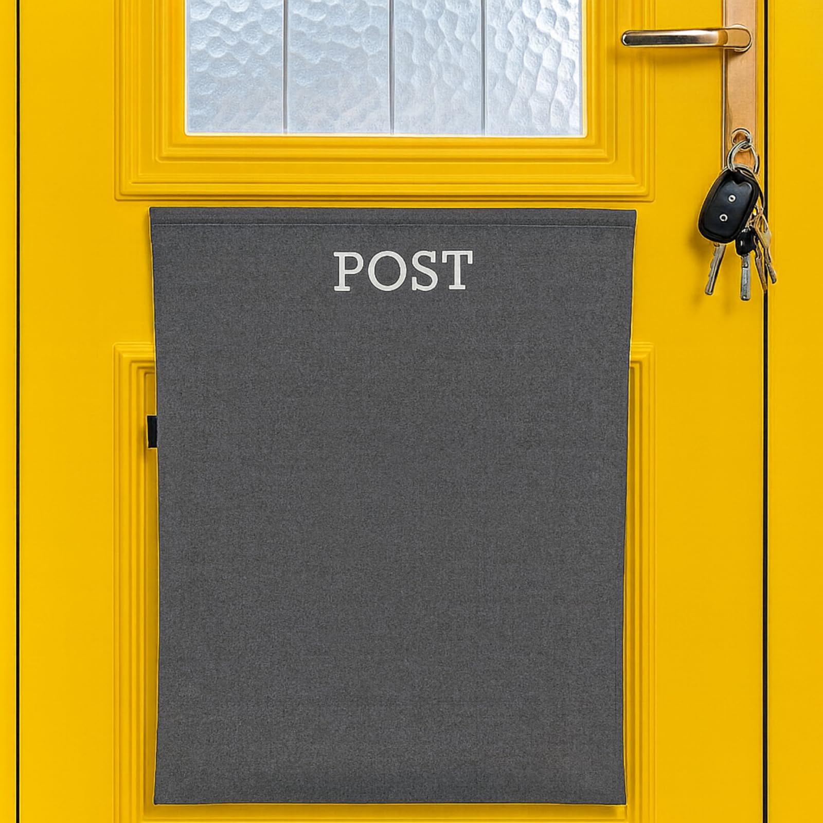 Jolof Store Dog Proof Letter Box Mail Catcher Bag - Grey Post Catcher