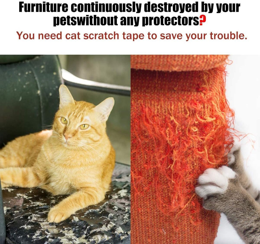 Petslucent Cat Scratch Deterrent Tape – Double Sided Furniture Protector