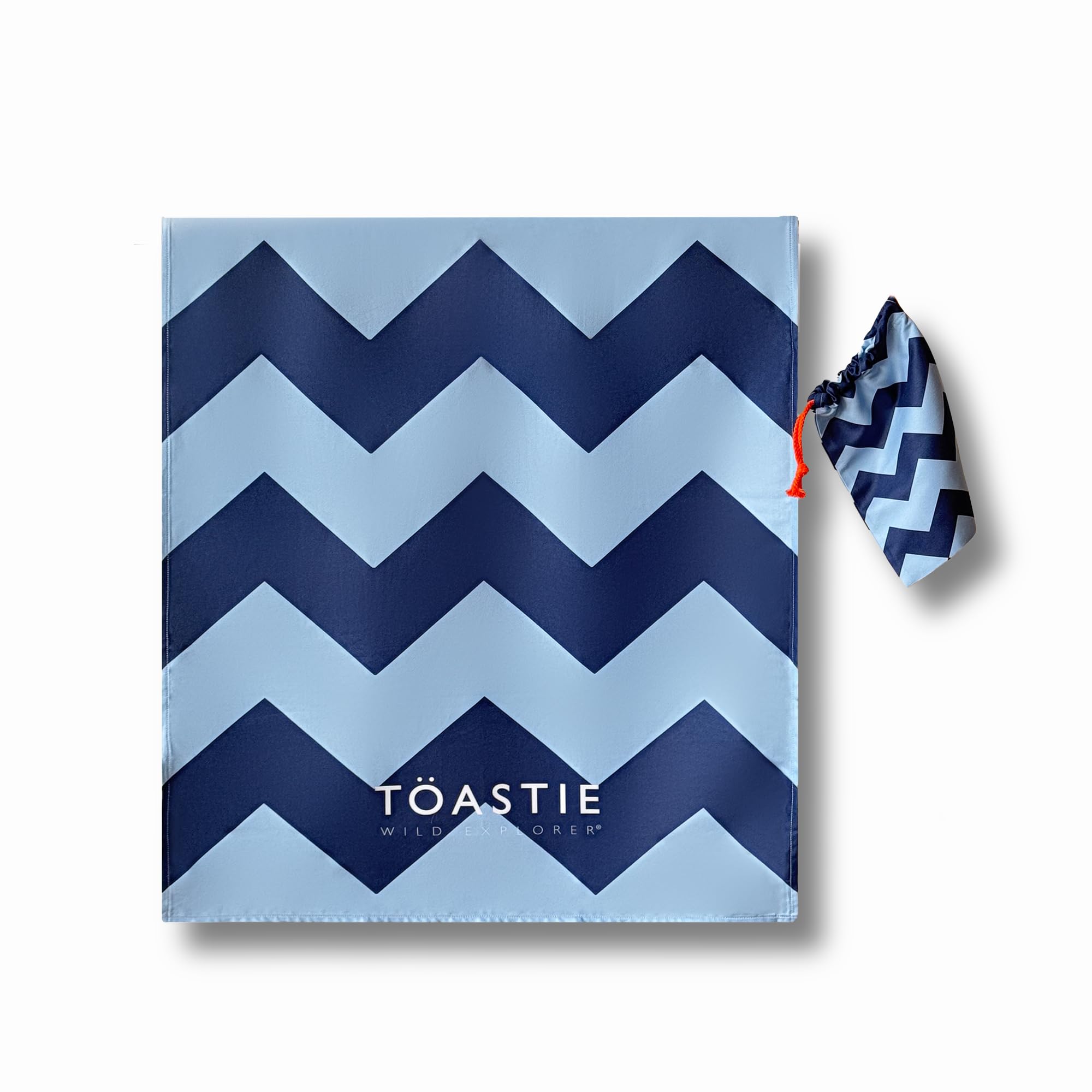 TÖASTIE Quick Dry Microfiber Beach Towel – Sand Resistant & Lightweight