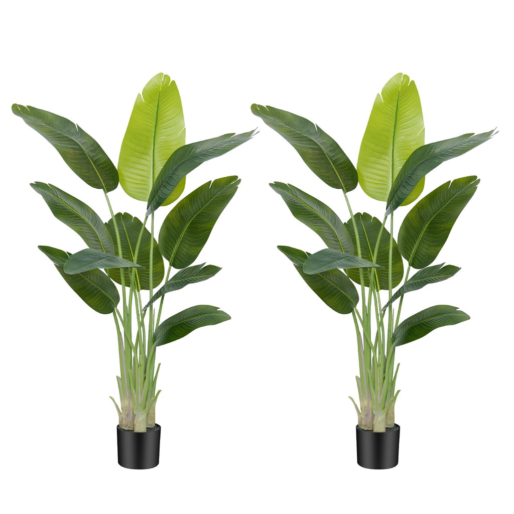 Keeplush 150CM Artificial Bird of Paradise Plant | Faux Tropical Banana Tree