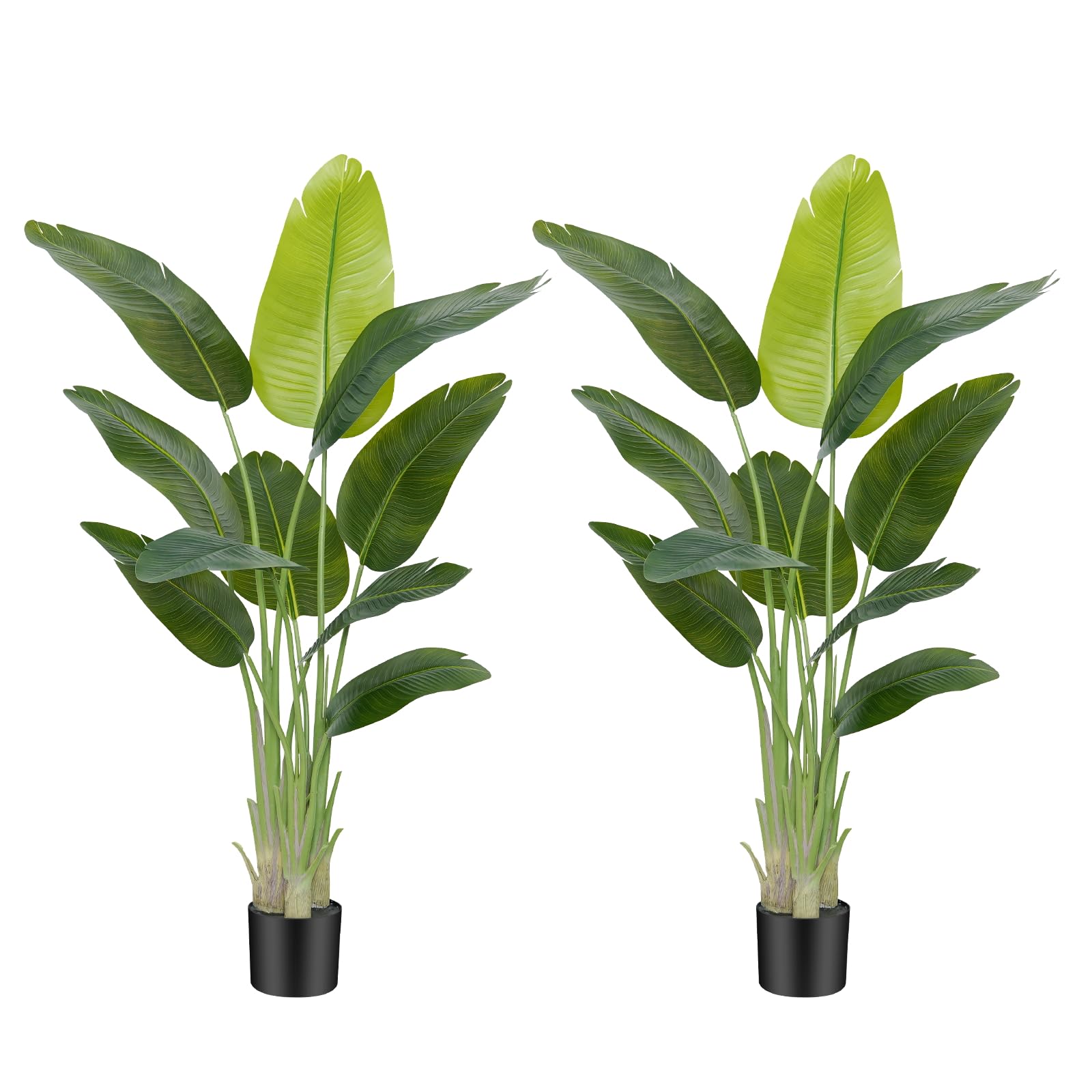 Keeplush 150CM Artificial Bird of Paradise Plant | Faux Tropical Banana Tree