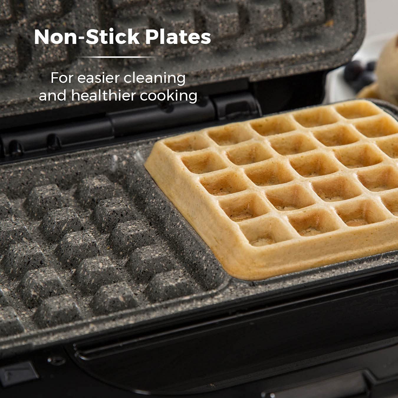 Tower T27020 3-in-1 Sandwich Maker with Waffle Plates - Stainless Steel