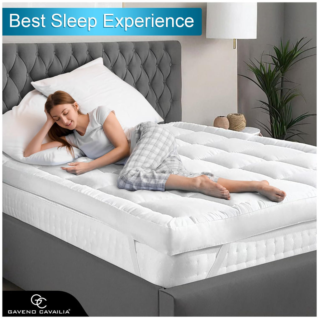 GC Gaveno Cavailia King Size Mattress Topper | 10cm Deep Quilted Pad