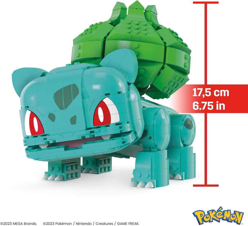 MEGA Pokemon Jumbo Bulbasaur Building Set – 355-Piece Articulated Toy
