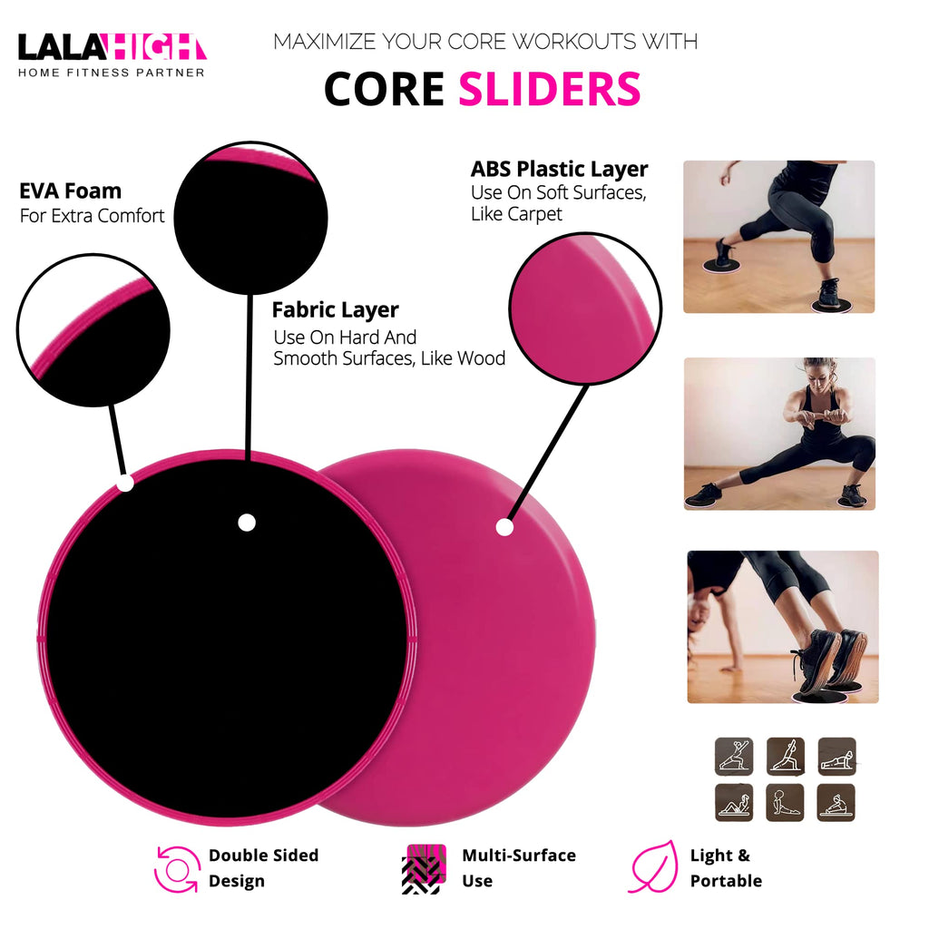 LALAHIGH 32-in-1 Home Gym Set | Push Up Board with Resistance Bands