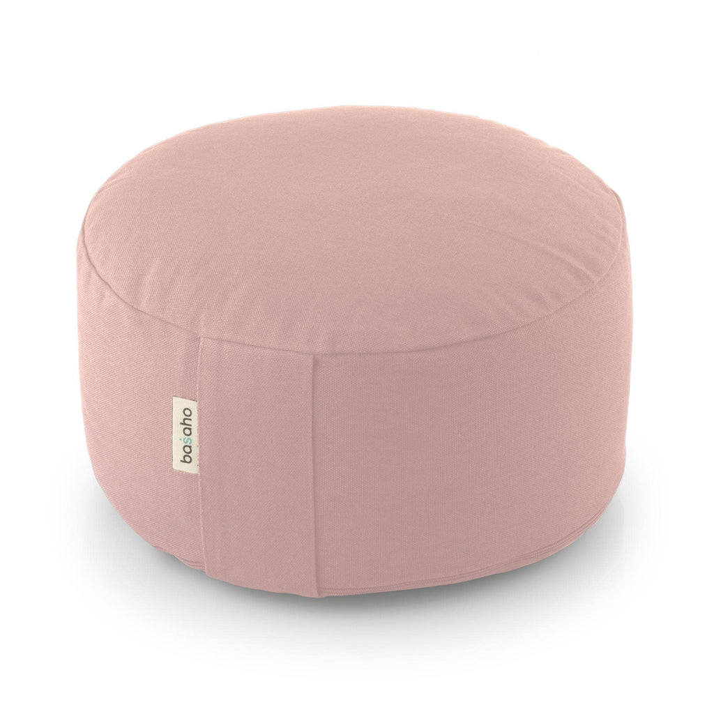 basaho Wheel Zafu Meditation Cushion | Organic Cotton & Buckwheat - Pink