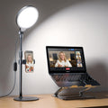 Desk Ring Light – Dimmable Halo Light for Video Calls