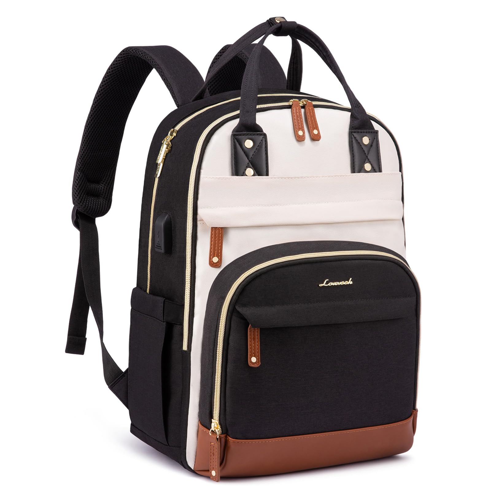 LOVEVOOK Laptop Backpack Women 15.6 Inch - Waterproof Anti-theft Bag