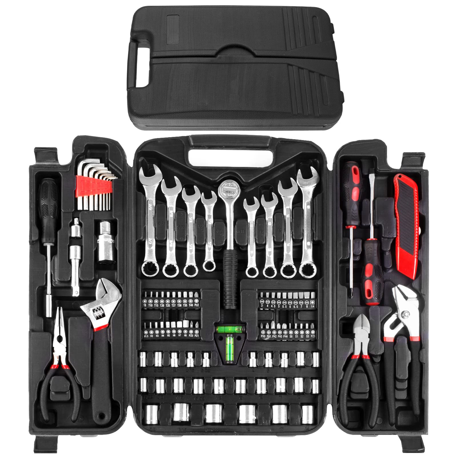 TLGREEN 95 Piece Mechanic Tool Kit | Socket Spanner & Ratchet Set