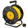 SLx 50m Outdoor Extension Lead – Heavy Duty 4 Socket Power Reel