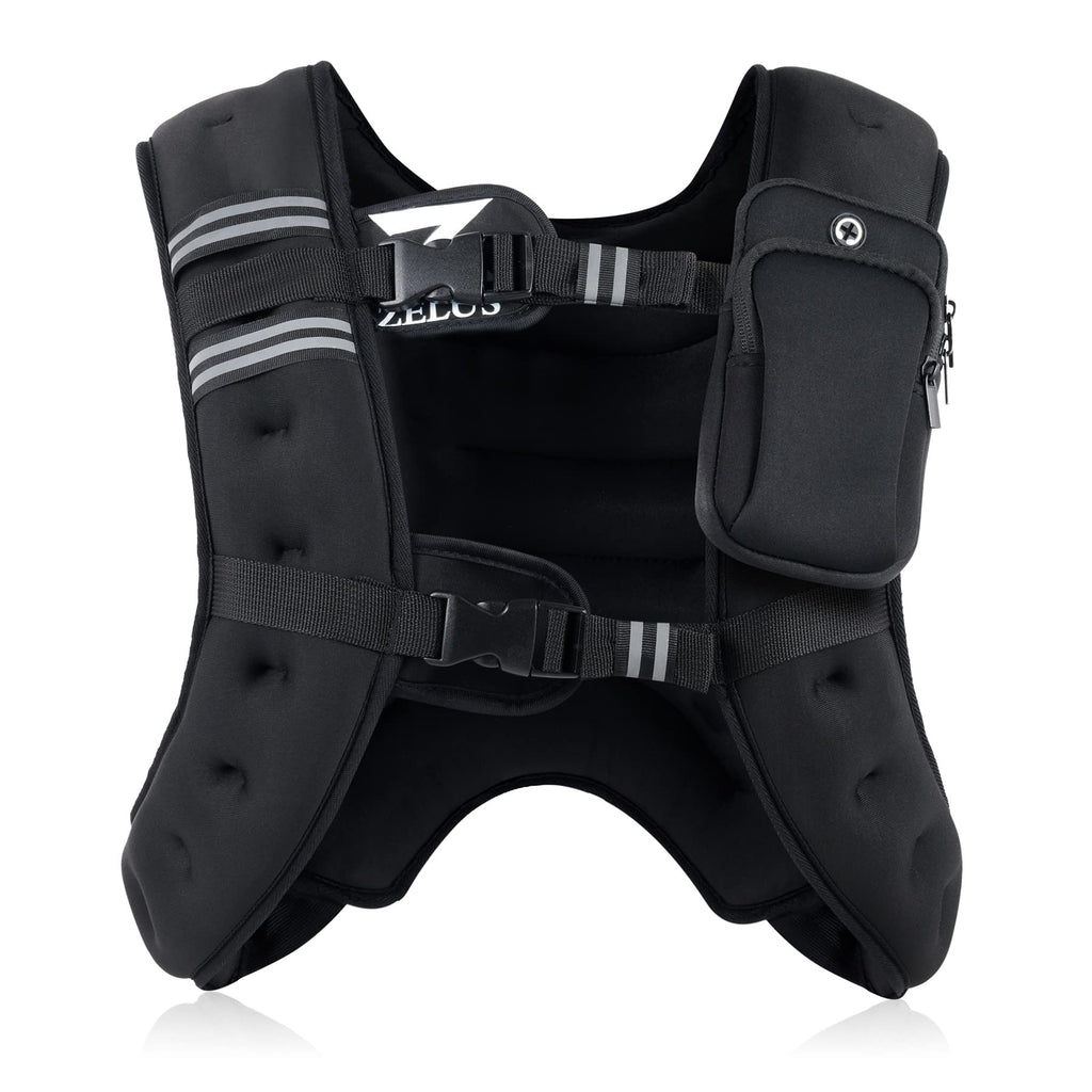 Zelus 11kg Weighted Vest – Adjustable Neoprene Strength Training Gear