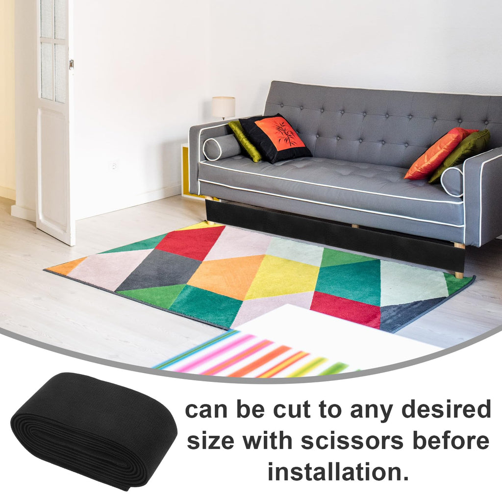 Cabilock Blockers for Under Sofa and Bed, Adjustable Under Sofa Blocker Gap Bumper to Keep Pet Things from Going Sliding Under Couch Furniture - image 5