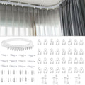 4m Flexible PVC Curtain Track – Ceiling or Wall Mount Rail