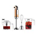 Dualit Copper Hand Blender Set | 700W Stick Blender with Chopping Bowl