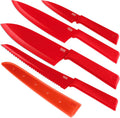 Kuhn Rikon Colori+ 4-Piece Kitchen Knife Set | Japanese Stainless Steel