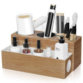 BYUNER Acrylic Hair Tools Organizer | 3-Cup Hair Dryer & Styling Stand