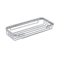 TATAY - Krom rectangular bath & shower basket with front opening. Stainless steel and brass.