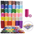 Jolof Store 72Pcs Sewing Thread Kit | 36 Colors Polyester Spools & Bobbins