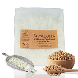 Soyaluna 4kg All Natural Soy Blend Container Wax for Candle Making