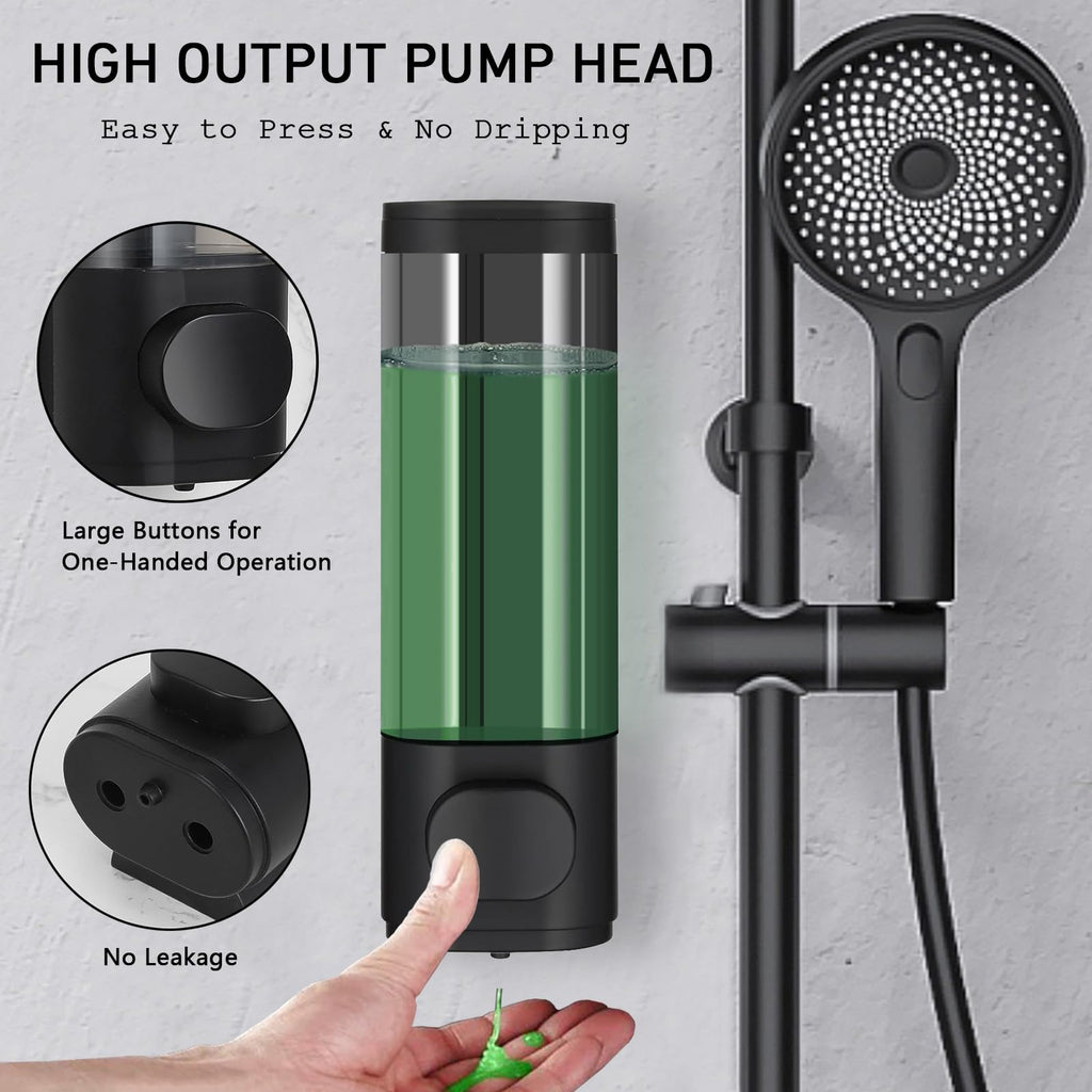 300ml Wall Mounted Soap Dispenser, Shower Gel Dispenser Wall Mounted - image 3