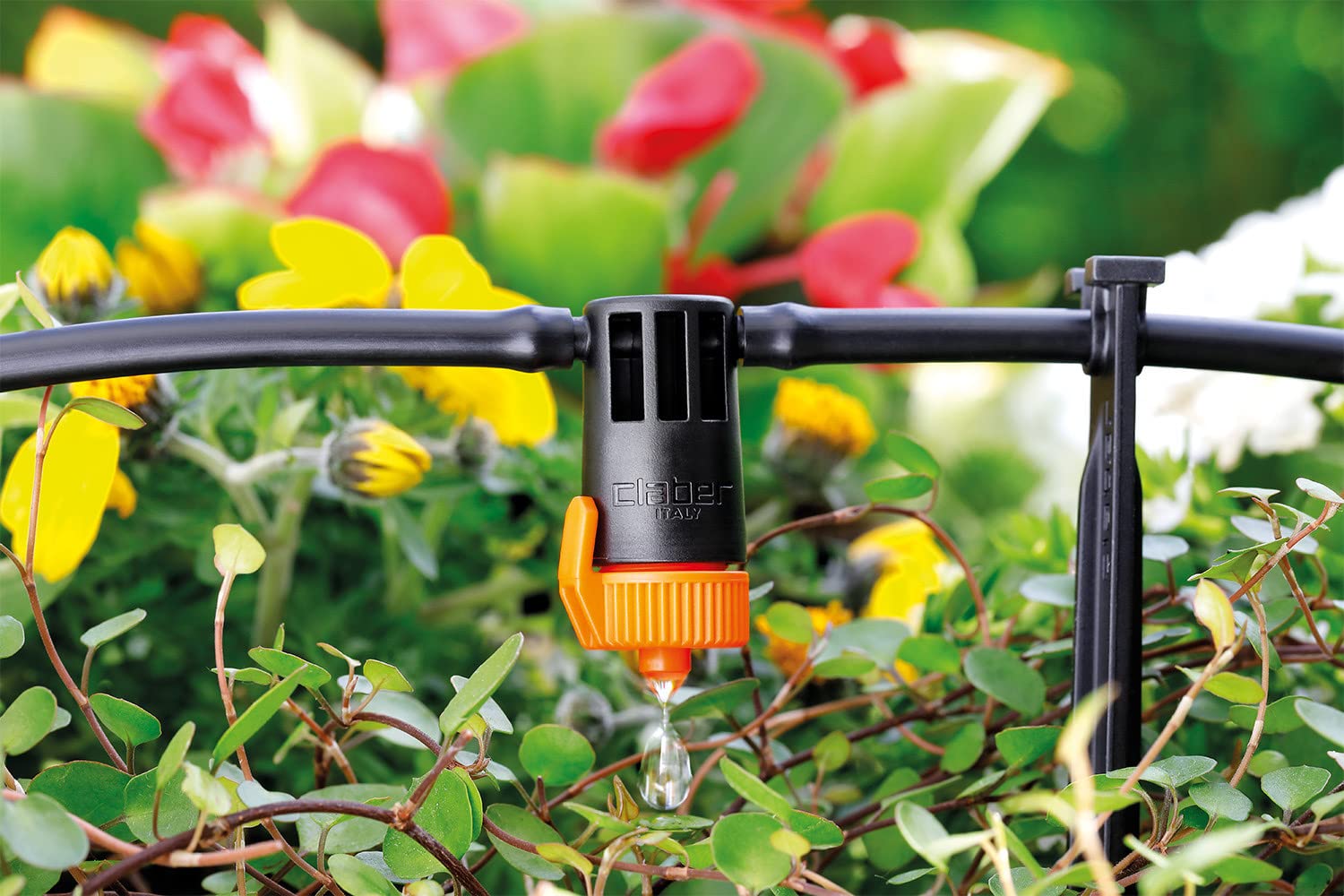Claber Kit 50 Terrace Drip Irrigation System - Automatic Watering Set