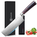 PAUDIN 7" Nakiri Chef Knife – High Carbon Stainless Steel Japanese Knife