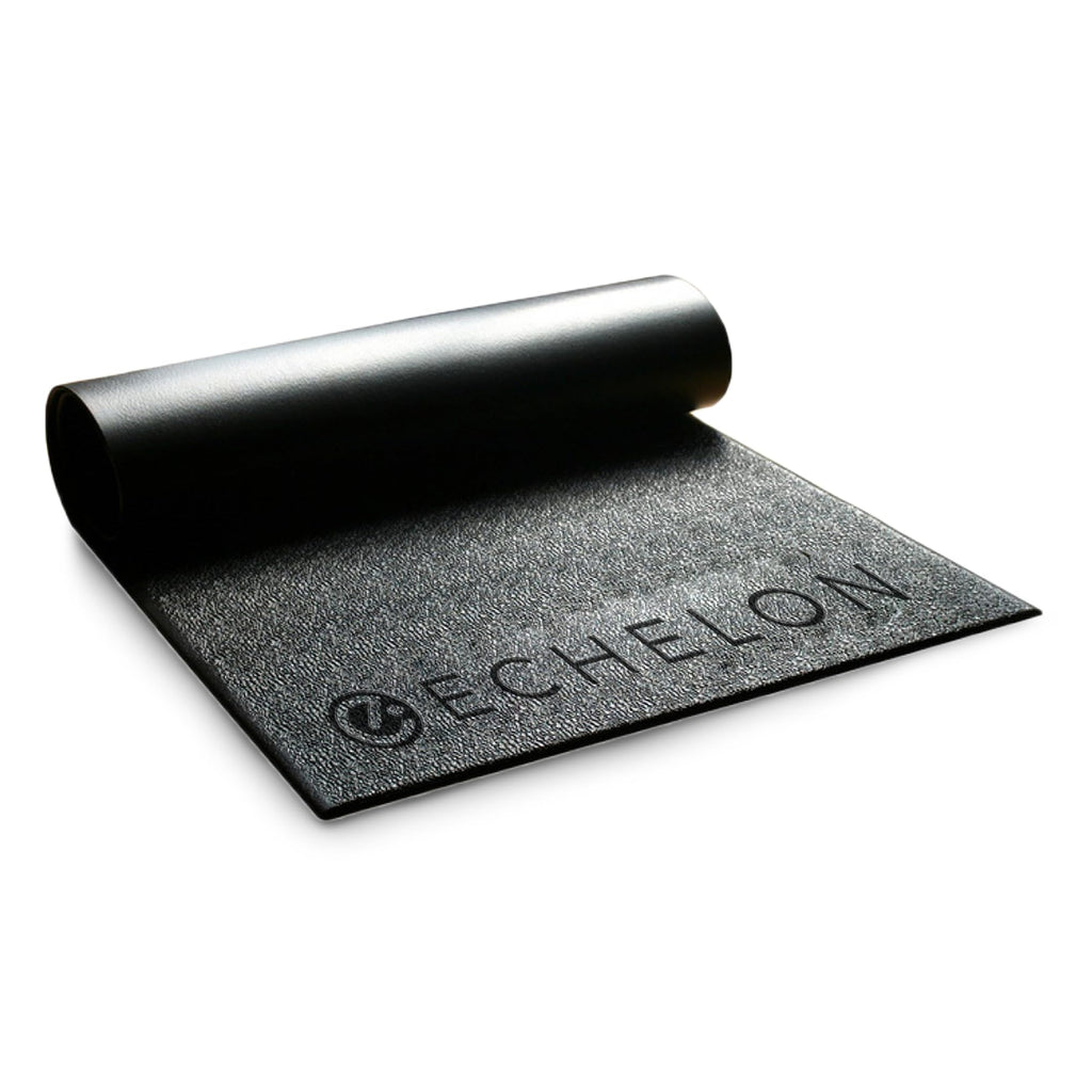 Echelon Stride Treadmill Mat – Durable PVC Floor Protector, Black