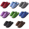 GURGER Guest House Slippers - 8 Pair Washable Non-Slip Felt Spa Set