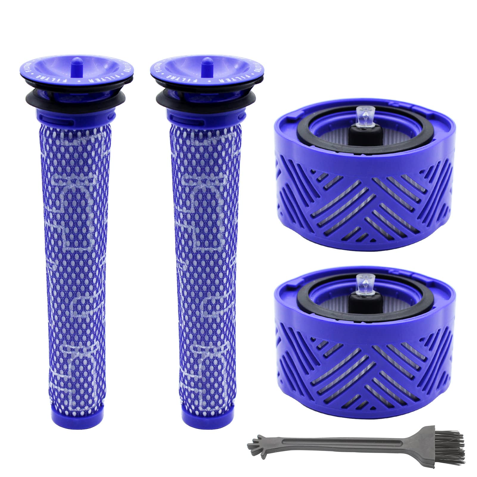 KENSHIRE HEPA Post-Filters for Dyson V6 Absolute Animal - 4 Pack