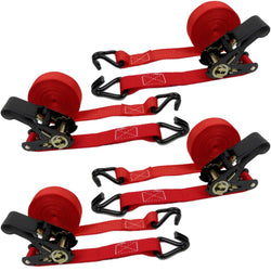 OWSYTOOL Ratchet Straps 4-Pack | 800KG Heavy Duty Tie Down Straps - 6M