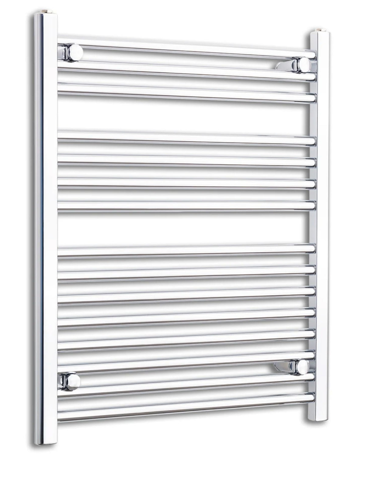 800mm Wide Chrome Heated Towel Rail Radiator Straight Flat Bathroom Warmer Rack Central Heating Turkish Zone 800mm Wide x 800mm Height - image 1
