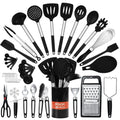 RFAQK 40-Piece Silicone Kitchen Utensils Set | Heat Resistant Cooking Tools