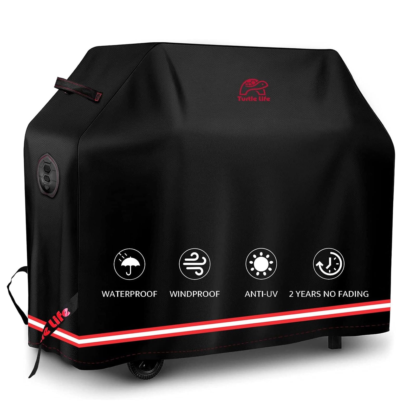 Turtle-Life 64-Inch Heavy Duty Waterproof BBQ Gas Grill Cover | Oxford PVC