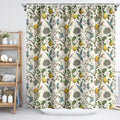 Lemon & Hummingbird Shower Curtain |  Waterproof Polyester