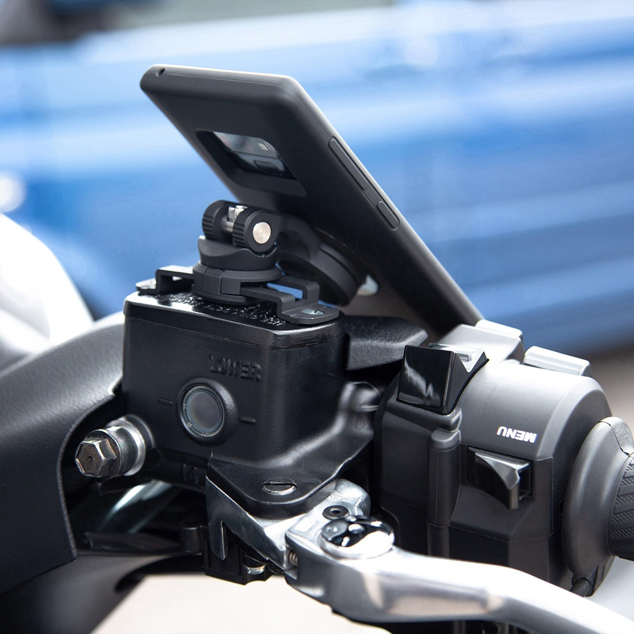 SP Connect Brake Mount - Motorcycle Phone Holder for Fluid Reservoirs