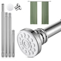 Stainless Steel Tension Rod – No-Drill Adjustable Curtain Pole