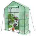 VOUNOT Walk-In Greenhouse with Shelves - Portable Garden Growhouse