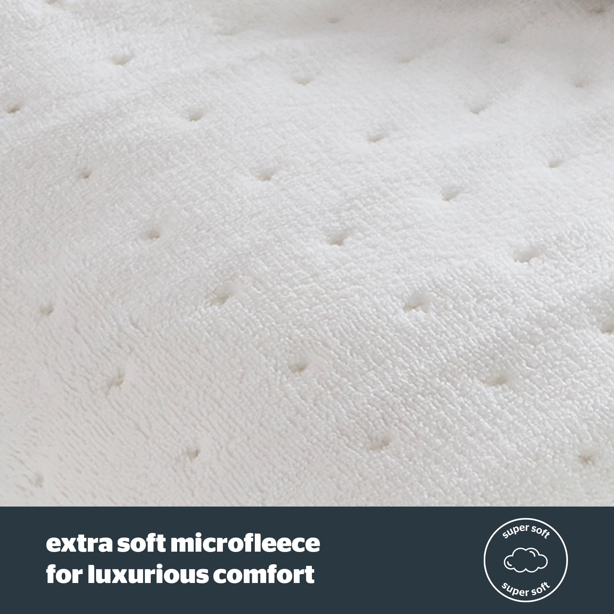 Silentnight Hotel Collection Double Electric Blanket | Soft Fleece Mattress Cover