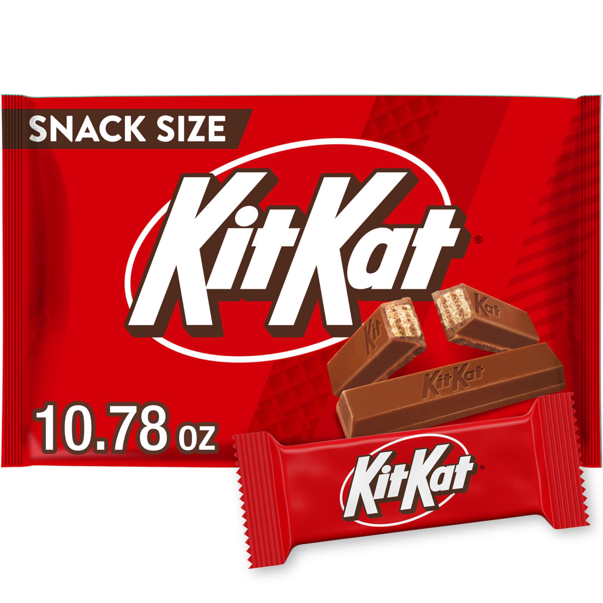 Kit Kat Snack Size Chocolate Candy Bars – 305g Bag by