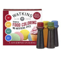 Watkins Natural Food Colouring - Red, Yellow, Green, Blue - 35ml Set