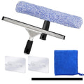 14 Inch Window Cleaning Kit – Squeegee & Microfiber Scrubber