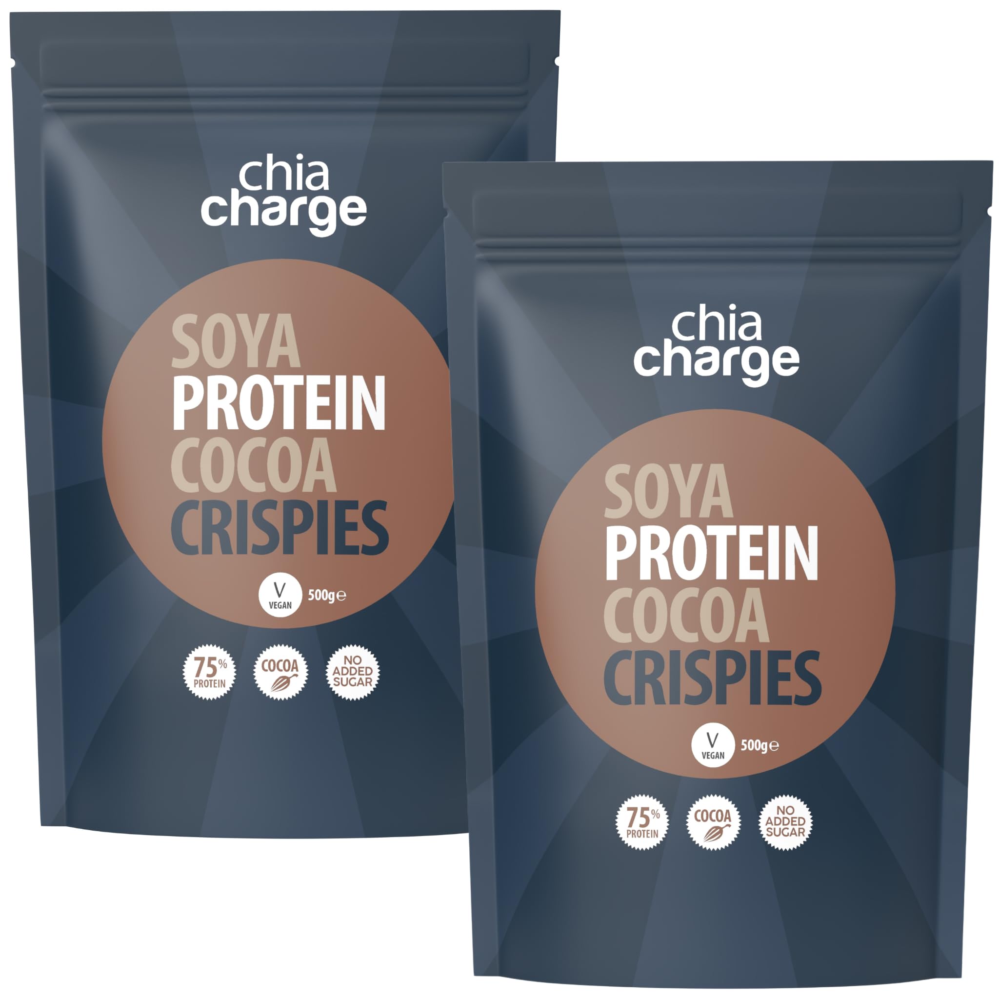 75% Cocoa Soya Protein Crispies – Vegan & Wheat Free (1kg)