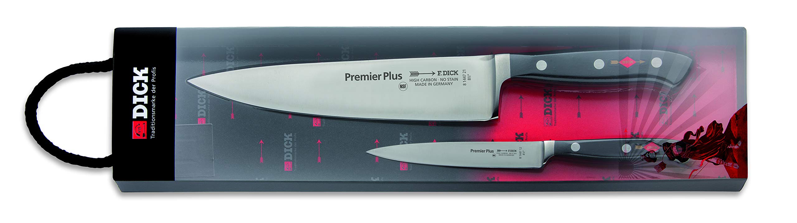 Dick Premier Plus 2-Piece Knife Set | 8" Chef & 3" Paring Knife