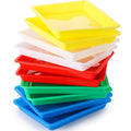 WUWEOT 10 Pack Plastic Activity Trays | Art and Crafts Organizer