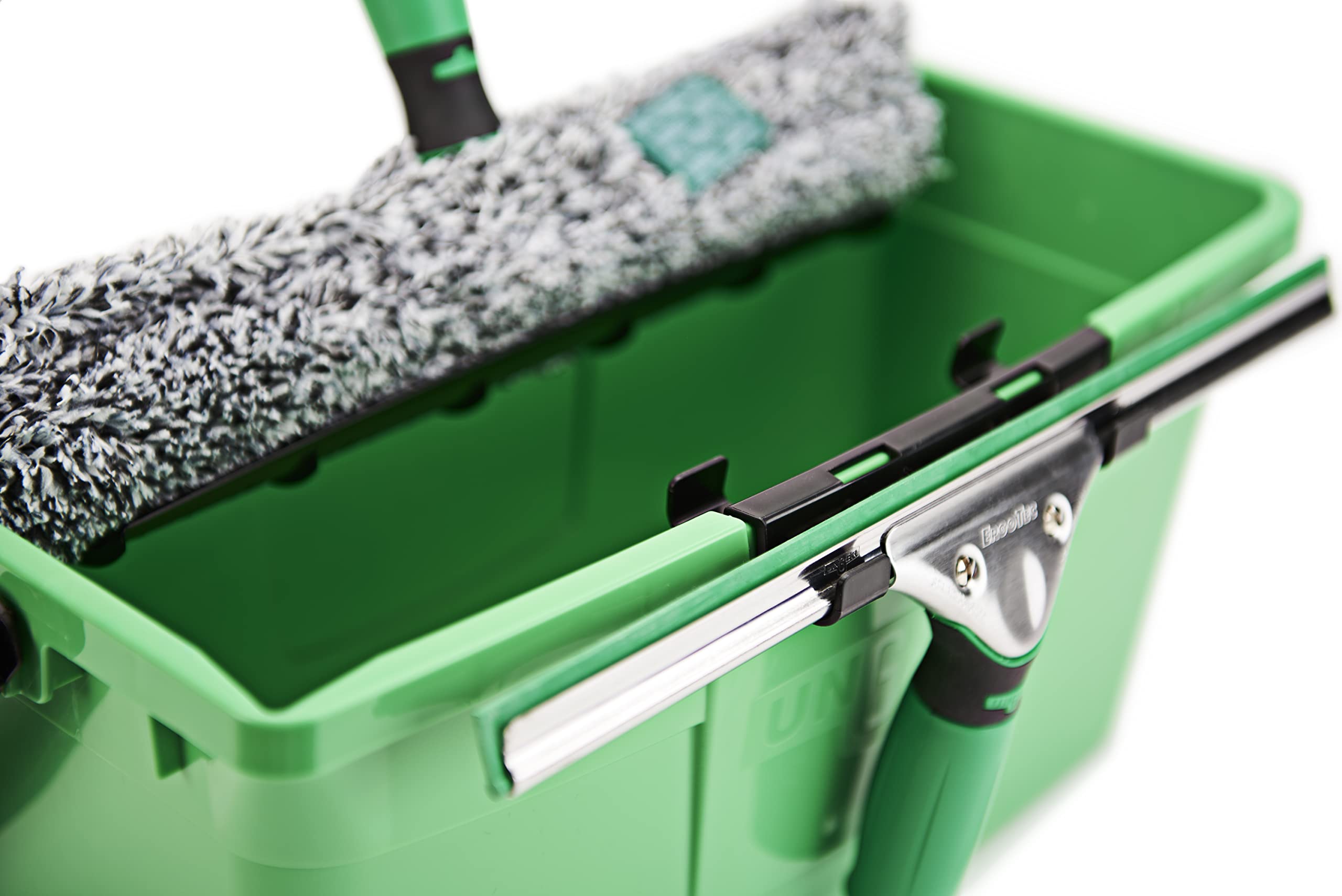 UNGER Professional Window Cleaning Kit – 6-Piece ErgoTec PRO Set with Bucket