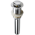 Jolof Store Polished Chrome Pop Up Sink Drain for Vessel Sinks