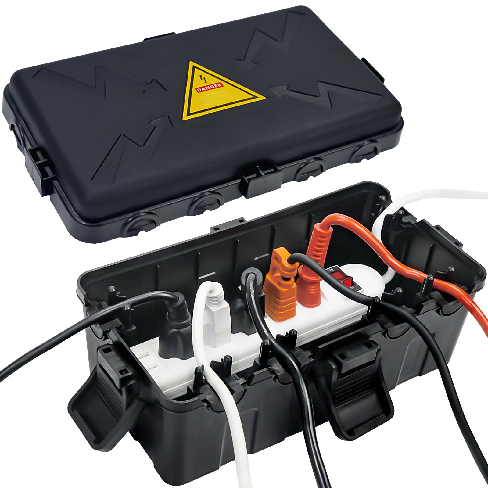 Hrensaw IP54 Waterproof Outdoor Electrical Box - Weatherproof Cord Cover