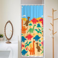 Jolof Store Dinosaur Shower Curtain | Waterproof Polyester Fabric – 180x90cm