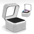 Rhinestone Nail Drill Bit Holder – 30 Hole Aluminum Case