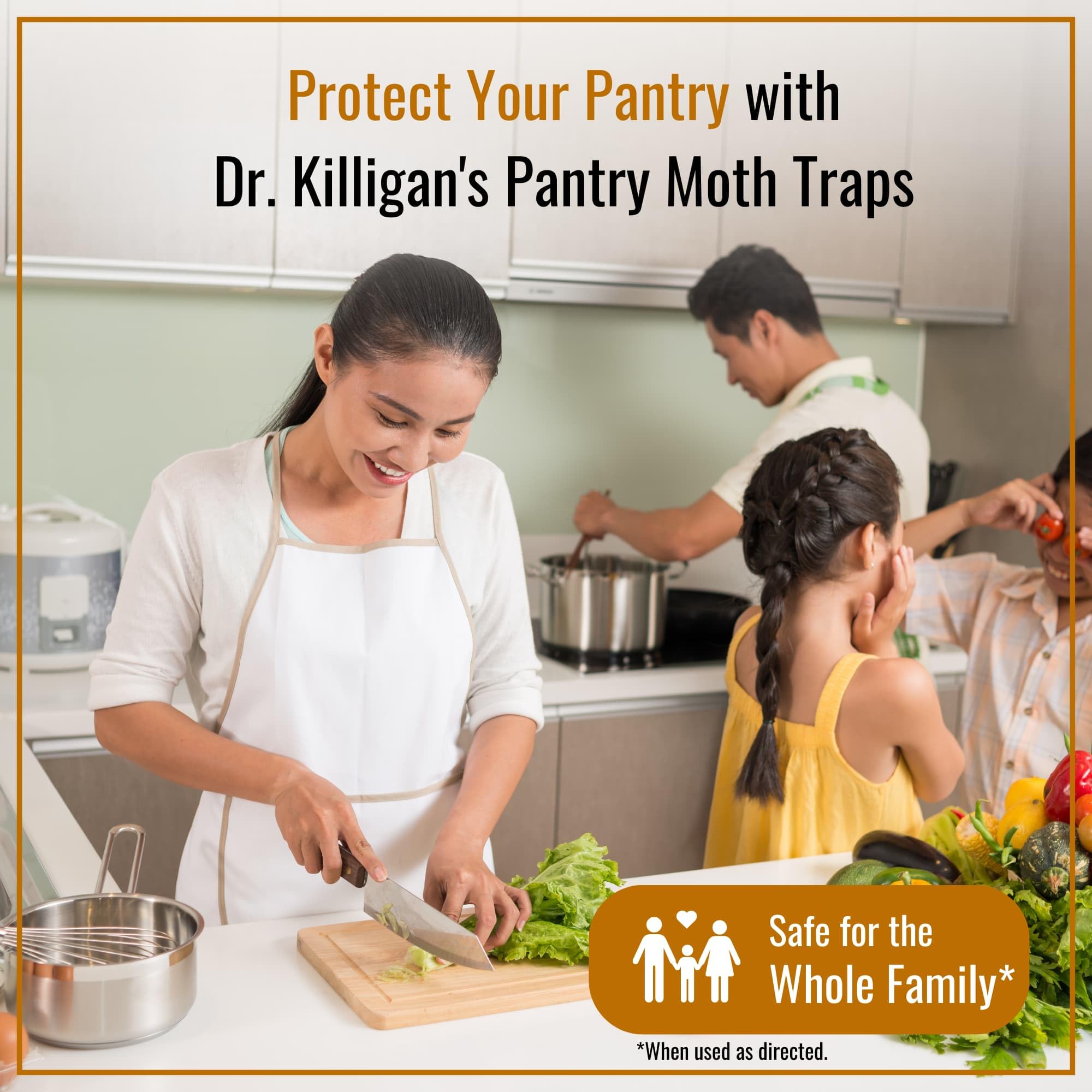 Dr. Killigan's Pantry Moth Traps | Non-Toxic Pheromone Glue Traps - 20 Pack